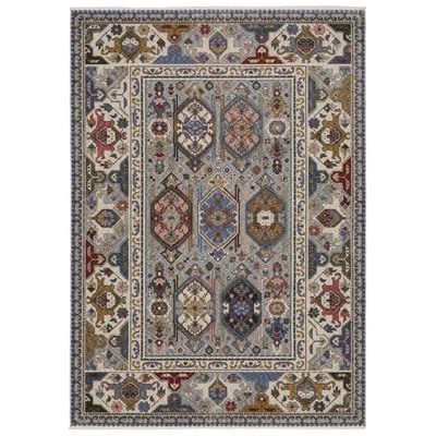 Oriental Weavers Hastings Area Rug HA04E Casual Blue Classic Medallion — 第 1/3 张图片