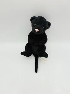 E&J Classic Plüsch Black Panther Floppy Baby Cub gelockter Ball 10 Zoll - Bild 1 von 8