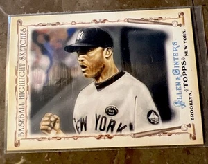 2011 TOPPS ALLEN & GINTERS BASEBALL HIGHLIGHT SKETCHES MARIANO RIVERA NYYANKEES - Picture 1 of 2