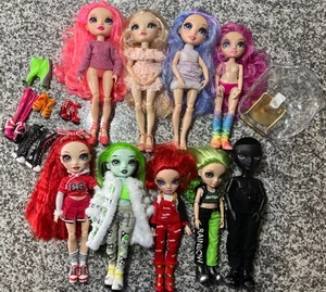Huge Lot Of 9 Rainbow High & Shadow High Doll w/ Chair & Extra Shoes ⭐️ GREAT - Picture 1 of 15
