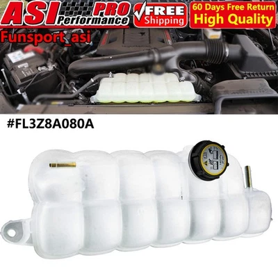 Expansion Tank Fits 2015-2021 Ford F-150 Expedition 2018-2021 Lincoln Navigator - Image 1 of 4