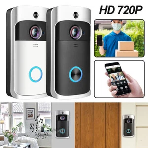 Wireless WiFi Video Doorbell Two-Way Talk Smart Door Bell Security Camera HD US  - Picture 1 of 15