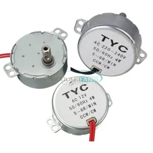 TYC-50 50/60Hz 5/6RPM Synchronous Motor AC 12V/220V 4W CW/CCW For Microwave - Picture 1 of 20