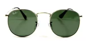 Ray Ban Sonnenbrille Round Silver 3447 003 Grün 50mm Neu - Bild 1 von 4