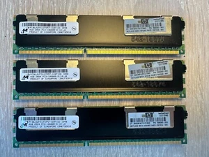 3x HPE 501534-001 500203-061 4GB 2Rx4 PC3-10600R-9-10-J0 - Picture 1 of 1