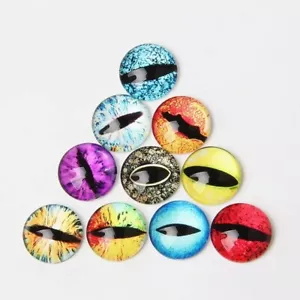 Glass Animal Dolls Eye 5 Different Pairs 12mm DIY Handcraft Eyes Doll Craft - Picture 1 of 7
