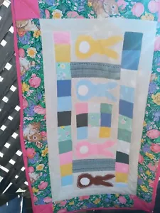 Easter Bunny Rabbit Quilted Table Topper Handmade - Picture 1 of 4