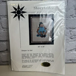 Native American Storyteller Quilted Wall Hanging Pattern Designs By Gail 33x39 - Picture 1 of 4