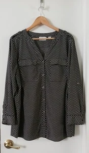 Camisa Top Avenue Mujer Manga Redonda Mangas Negras Manchas 18/20 - Imagen 1 de 6