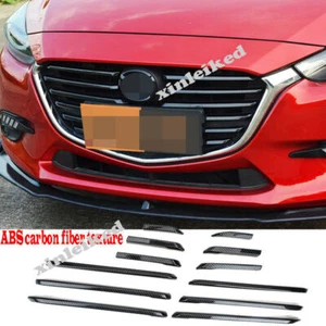 Parachoques delantero de fibra de carbono para Mazda 3 Axela 2017-2018 - Imagen 1 de 7