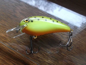 Custom Painted Excalibur Square Bill Fat Free Shad Fingerling BD5S CH Rootbeer - Bild 1 von 10