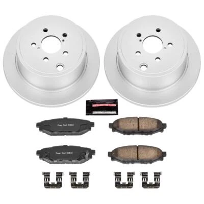 Kit de frenos recubiertos PowerStop Z17 Evolution Geomet para Subaru BRZ trasero 13-16 Foto 1 de 4