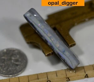 AUSTRALIAN OPAL ROUGH soft tumbled RUB BLACK NO BRANER CUTTER GEM 47ct VIDEO🍻⛏️ - Picture 1 of 19