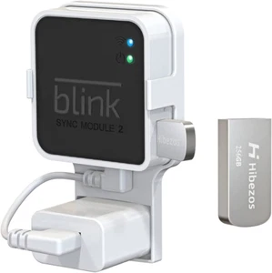 Supporto per unità flash USB da 256 GB e presa per modulo di sincronizzazione Blink 2, risparmio di spazio ed E - Foto 1 di 12