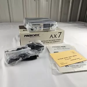 Vintage President AX 7 CB Radio Transceiver 40 Channel in Original Packaging - Picture 1 of 10