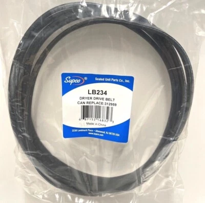 Genuine Supco LB234 100" 5-Rib 4-Groove Dryer Belt For Y312959 WPY312959 312959