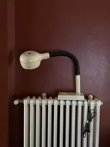 Vintage 70er EMMEDI creme/schwarz FLEX B Kunststoff Tischlampe von MAGISTRETTI Italy - Bild 1 von 7