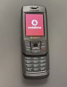 Samsung SGH-E250V Silber Slide Geprüft, Volle Funktion, Händler, Gebraucht - Bild 1 von 3