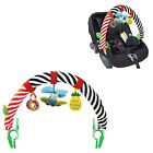 Baby Travel Play Arch Stroller Crib Pram Activity Bar Rattle Squeak Toys US