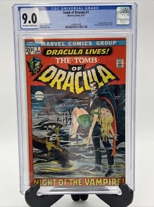 Tomb of Dracula #1 (1972) CGC 9.0 Ow/White Pages Neal Adams Cover 1st Appearance - Picture 1 of 11