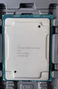 Intel Xeon Platinum 8168 SR37J 33M Cache 2.70GHz 24-cores 205W LGA3647 - Picture 1 of 2