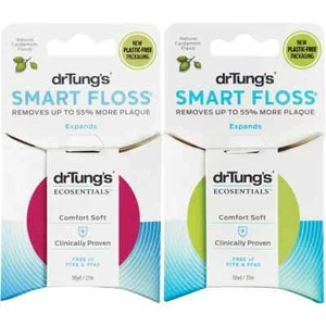 12 x 27m Dr Tung's SMART Dental Floss - Removes 40% More Plaque ( BULK buy) - Picture 1 of 2