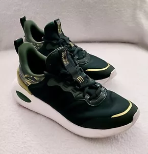 ADIDAS Womens Super Cloudfoam Comfort Puremotion Super Shadow Green Gold Shoes - Picture 1 of 10