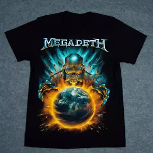 New Megadeth Band Cotton Short Sleeve Black All Size Men T-Shirt - Picture 1 of 3