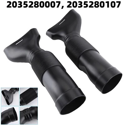 2Pcs L & R Air Intake Hose for Mercedes Benz C240 C320 4MATIC 2001-05 2035280107 - Image 1 of 4