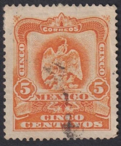 MEXICO 1903 Coat of Arms. 5c Good Used (p502) - Picture 1 of 1
