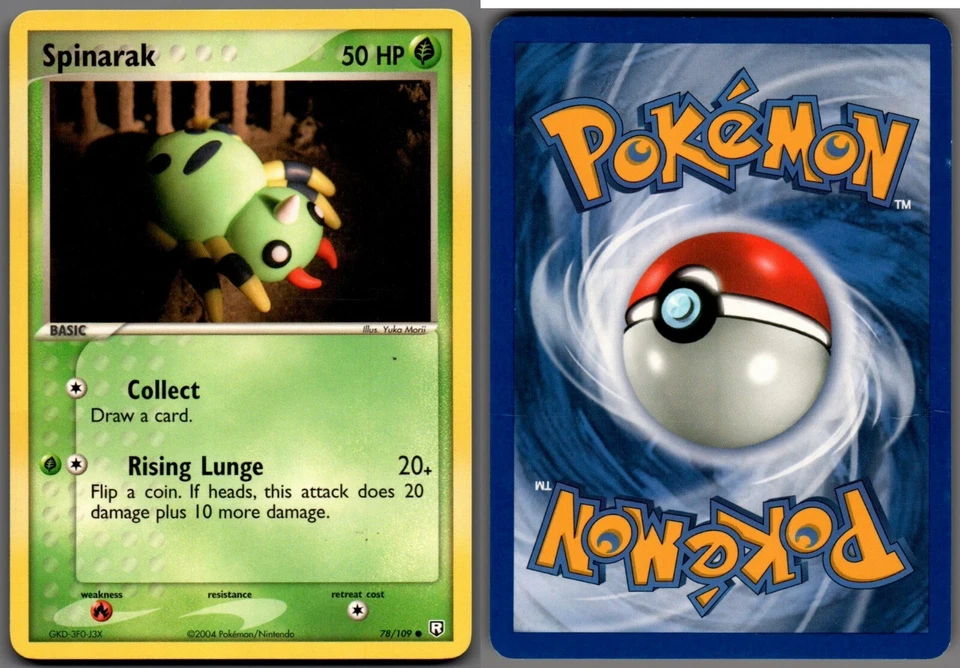 2004 Pokemon, EX Team Rocket Returns, #78/109 Spinarak, Common - Image 1 of 1