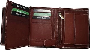 Women's Compact Wallet, Bi-fold wallet unbranded 3 ID wallet change purse Br new - Picture 1 of 12
