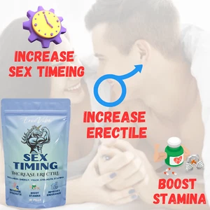 Men Rock Hard Timing Strength 10 Pills - Picture 1 of 9