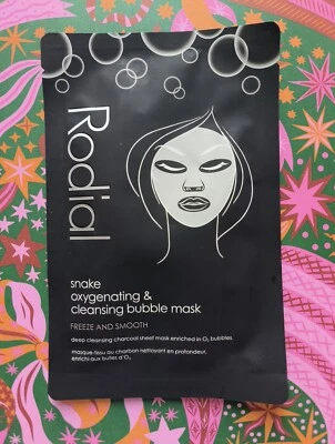 Rodial Snake Oxygenerating & Cleansing Bubble Mask 22g Brand New - Image 1 of 3