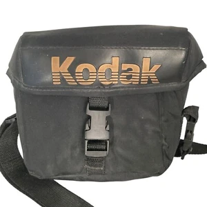 Vintage Kodak 35MM Camera Bag Black Gold Spellout - Picture 1 of 10