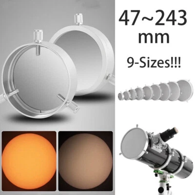 47mm-243mm Film Solar Filter 9-Sizes For Solar Eclipse Sunspot Observation BEA - Image 1 of 4