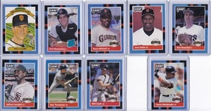 San Francisco Giants 1988 Leaf Baseball Team Set 9 cards - Picture 1 of 5