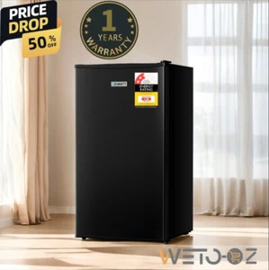 95L Bar Fridge Portable Compac Fridge 10L Separate Chiller 6 Levels 60W Black - Picture 1 of 7