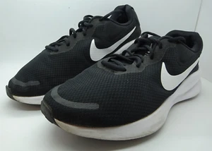 Nike Revolution 7 Mens Running Shoes Black UK 8 Training - Picture 1 of 16