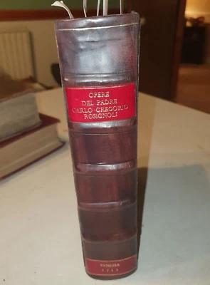 1713 OPERE DI GREGORIO ROSIGNOLI ESERCIZI SPIRITUALI DI S IGNATIO VERITA ETERNE* - Image 1 of 4