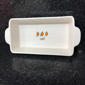 Rae Dunn Halloween Pumpkin loaf pan by Magenta NEW Collectibles  - Imagen 1 de 6