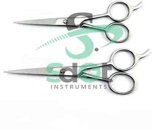 2x Forbici per Capelli Forbici per Parrucchieri Barba Forbici per Capelli 6'' 7'' di SD - Foto 1 di 4