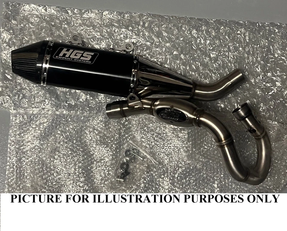 HGS Black Full System Carbon Cap Gas Gas MC450F mc 450 f FITS 2021 TO 2023 - Image 1 of 1