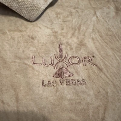 复古 Luxor Las Vegas Hotel Casino Pyramid Designs 染色 Polo 衫 XXL — 第 1/4 张图片