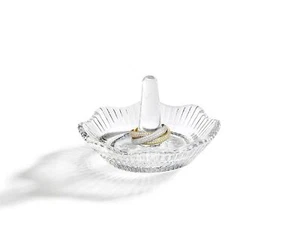 Soporte para anillo de boda vieira de cristal Maypes bien hecho - Imagen 1 de 1