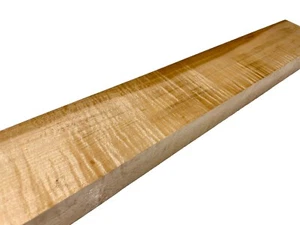 Tablero de madera de arce duro rizado 17-1/4" x 2-1/2" x 1-1/4” arce seco (z14) - Imagen 1 de 8