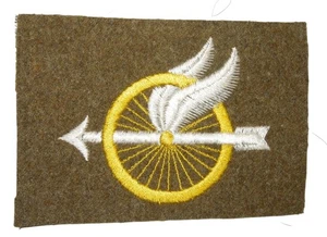 Original WWI US Police Motorcycle Officer Rare Uniform Patch Insignia C13 - Picture 1 of 2
