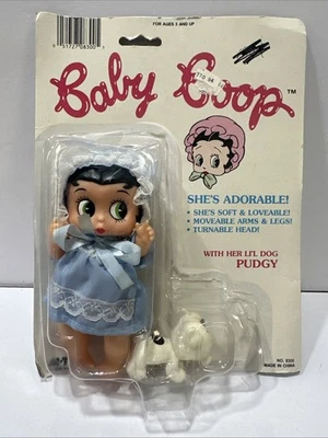 MUÑECA BETTY BOOP & PUDGY BABY BOOP VINTAGE M-TOY EN VESTIDO AZUL Caja dañada Foto 1 de 3