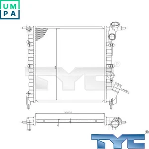 RADIATOR ENGINE COOLING 728-0029 FOR RENAULT 7701034767  - Picture 1 of 8
