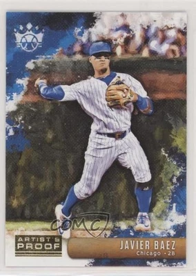 2019 Panini Diamond Kings Player Variation Artist Proof Javier Baez #44 - Image 1 of 2